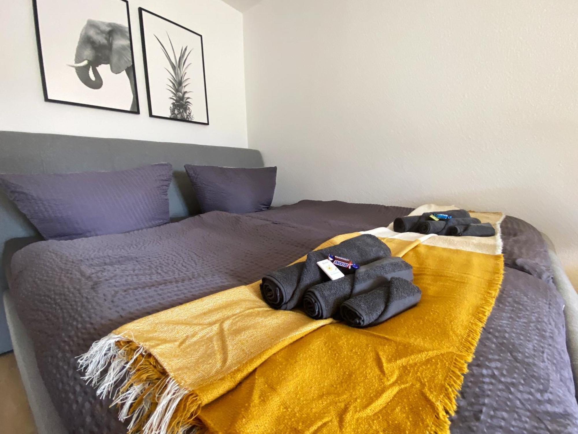 Schoelerberg Apartment Mit Tiefgaragenparkplatz Und Kingsize-Bett Osnabrueck Luaran gambar